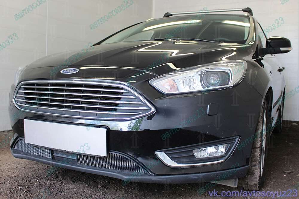 Zaschita_radiatora_Standart_chernaya_Ford_Focus_3_(2014_2018)_(ACS_ASLD) (4)