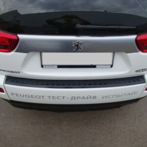Накладка на задний бампер Peugeot 4007 (2007-2013)